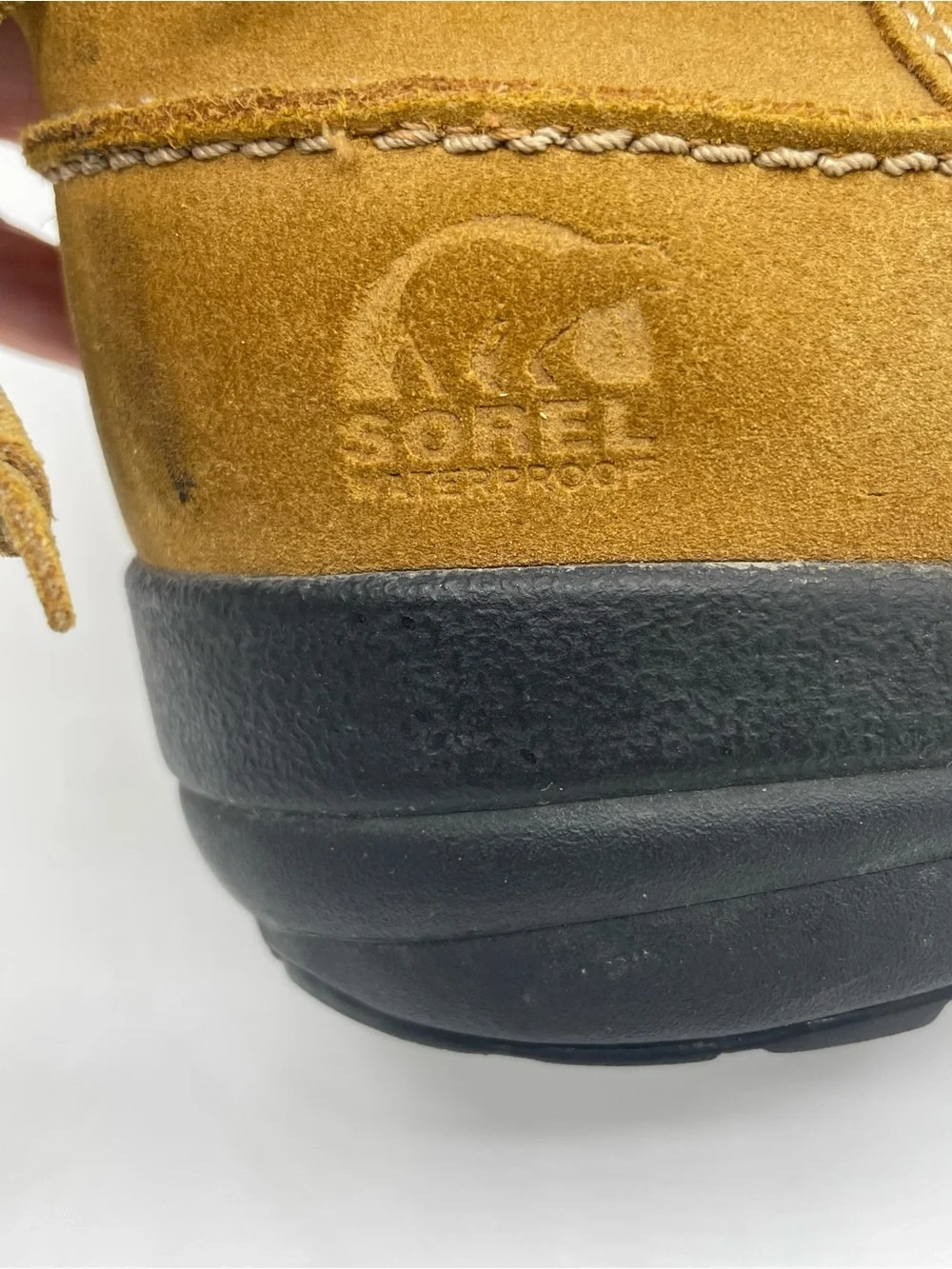Sorel Northern Lite Tall Suede Zip Boot in Mustard.